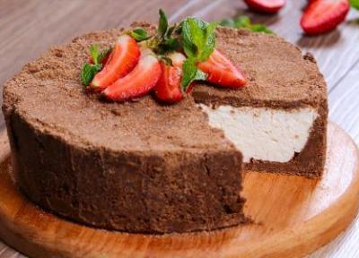 طرز تهیه کیک یخچالی با خامه ترش ؛ یک دسر دلپذیر همراه با ویدیو
